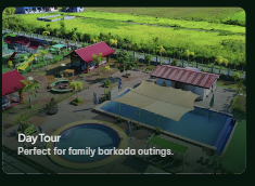 Aerial view of Mitchell's Park Resort day tour area